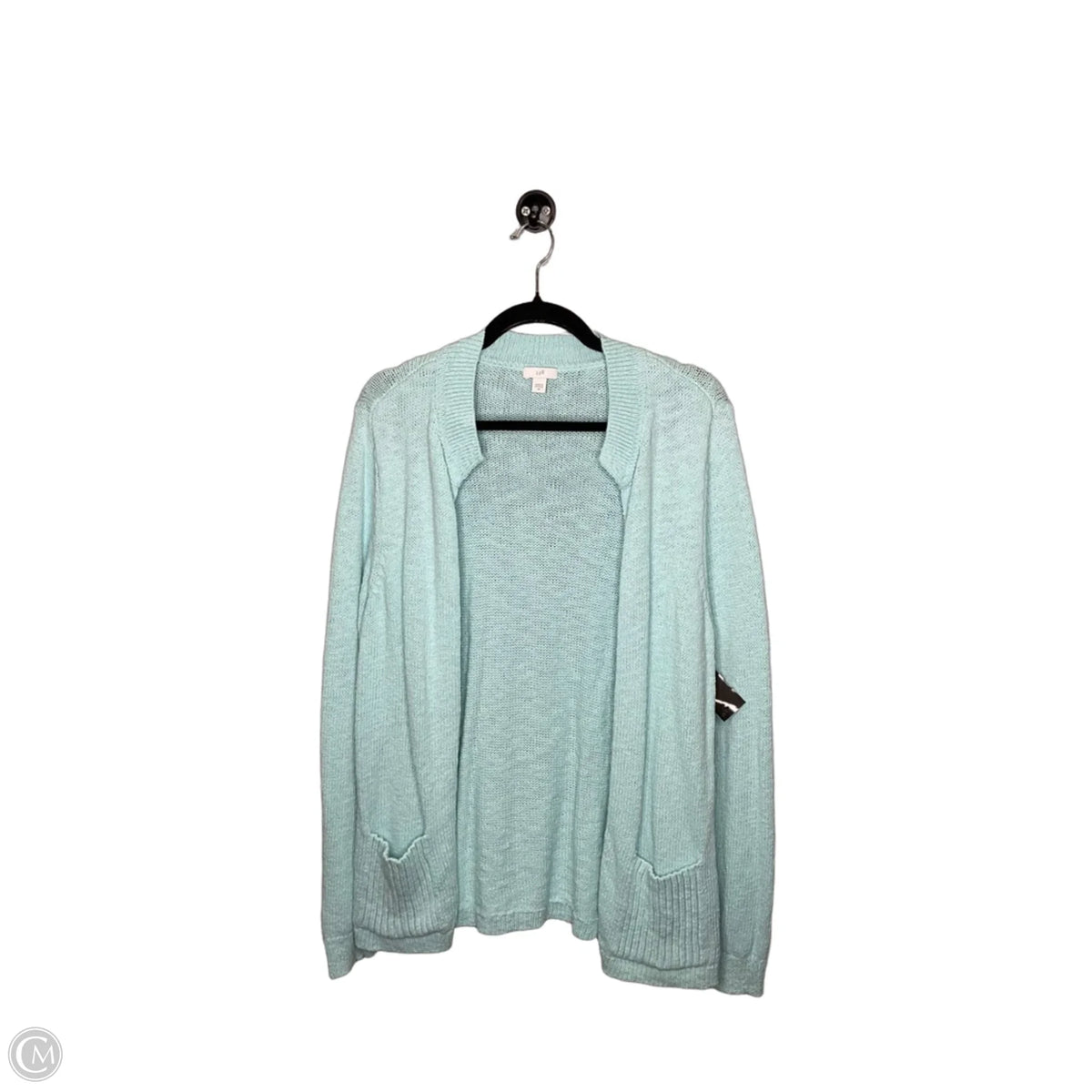 Cardigan By J. Jill In Aqua, Size: Xs