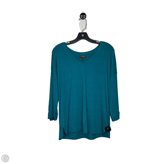 Top Short Sleeve By J. Jill In Teal, Size: S