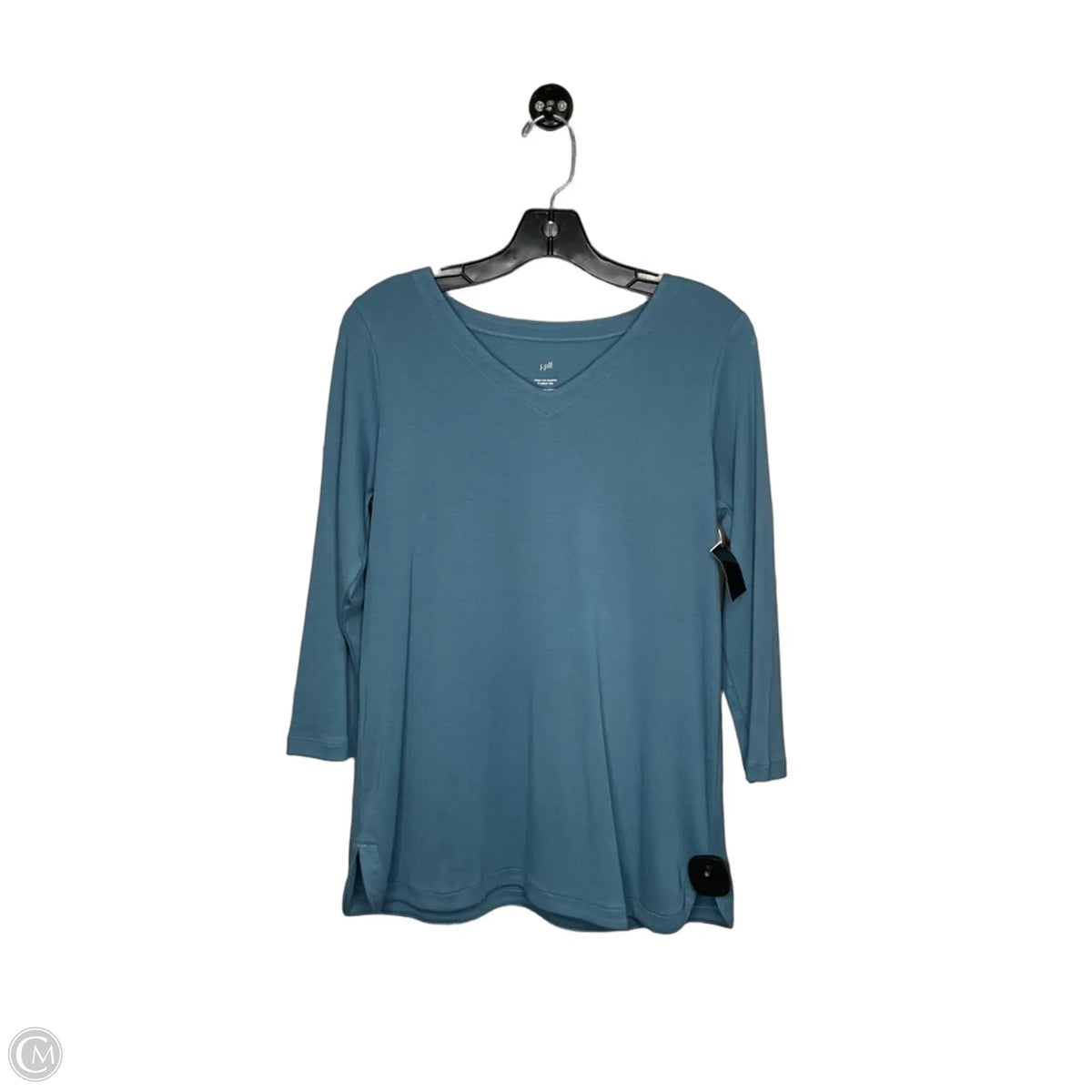 Top 3/4 Sleeve By J. Jill In Blue, Size: S