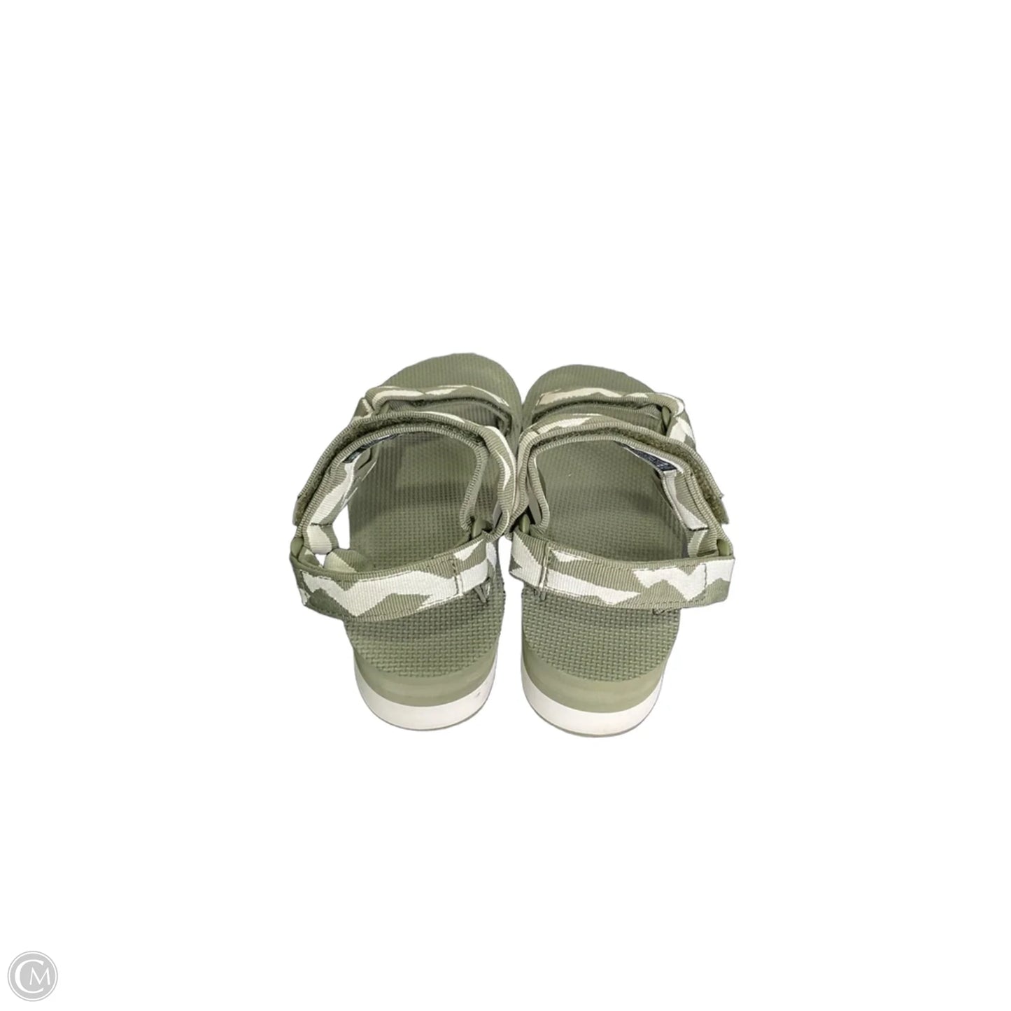Sandals Heels Platform By Teva In Green, Size: 7