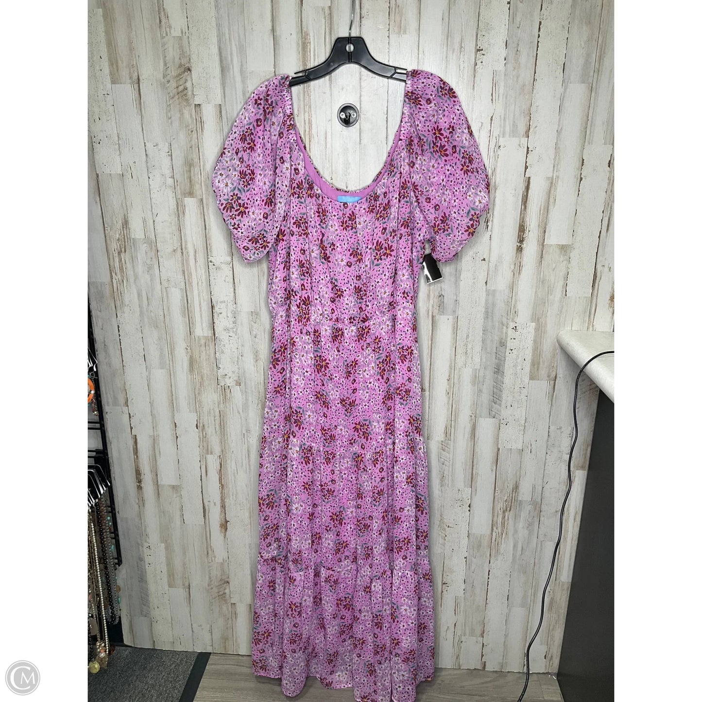Dress Casual Midi By Draper James In Purple, Size: Xxl