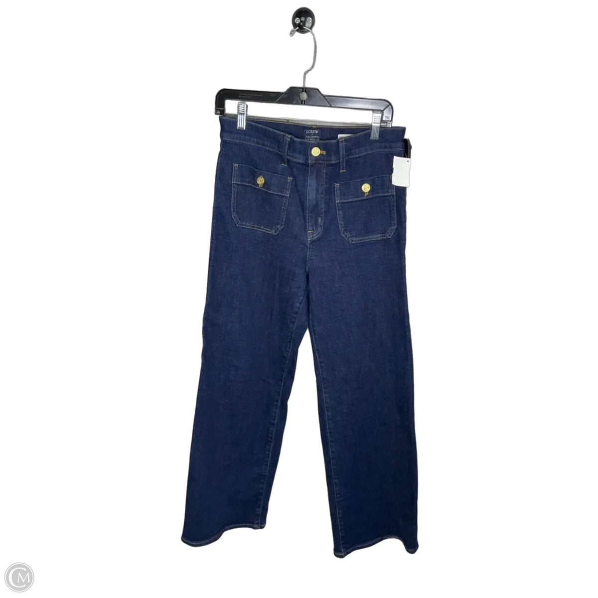 Jeans Wide Leg By J. Crew In Blue Denim, Size: 6