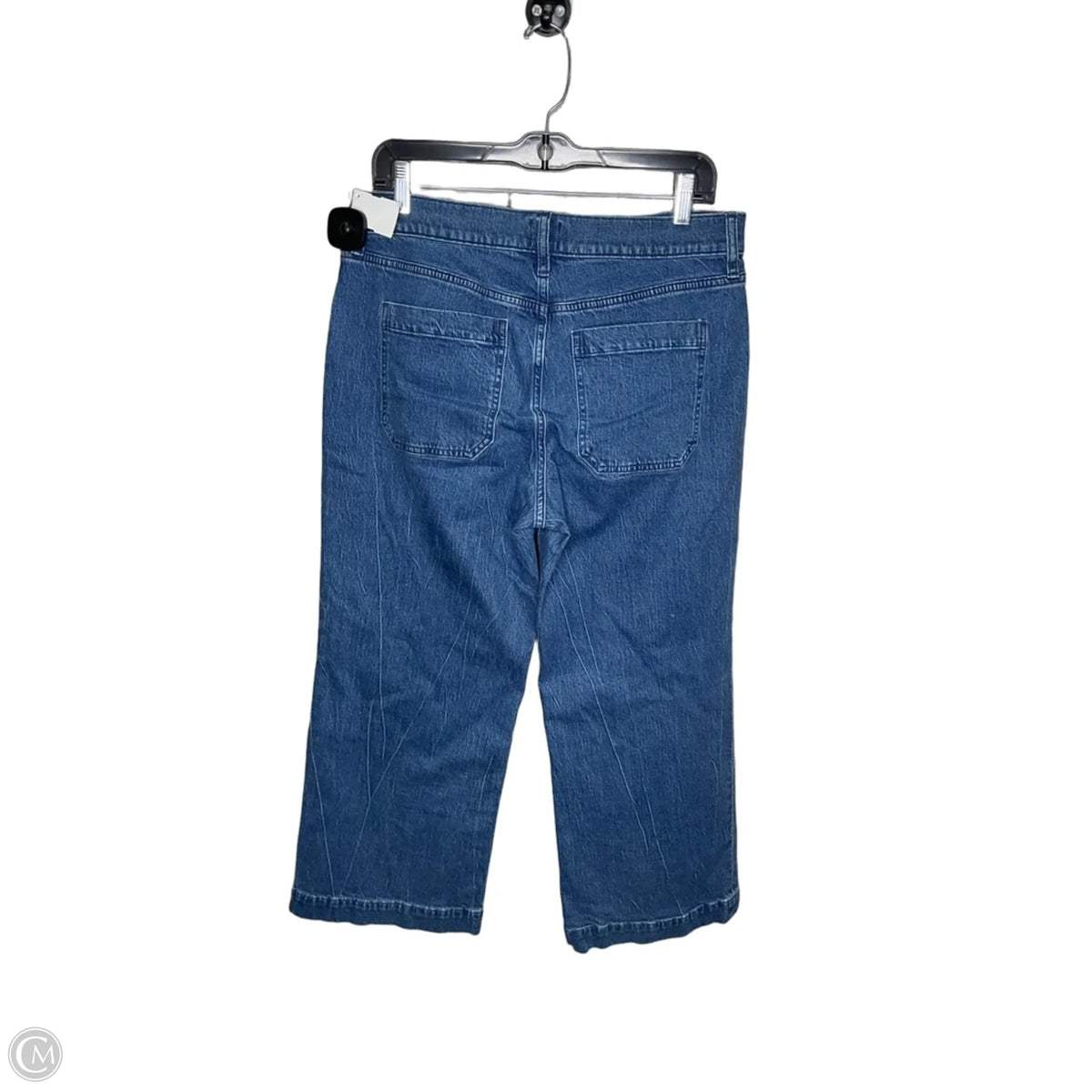 Jeans Wide Leg By J. Crew In Blue Denim, Size: 8
