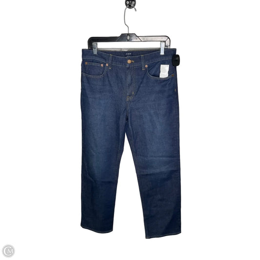 Jeans Wide Leg By J. Crew In Blue Denim, Size: 8
