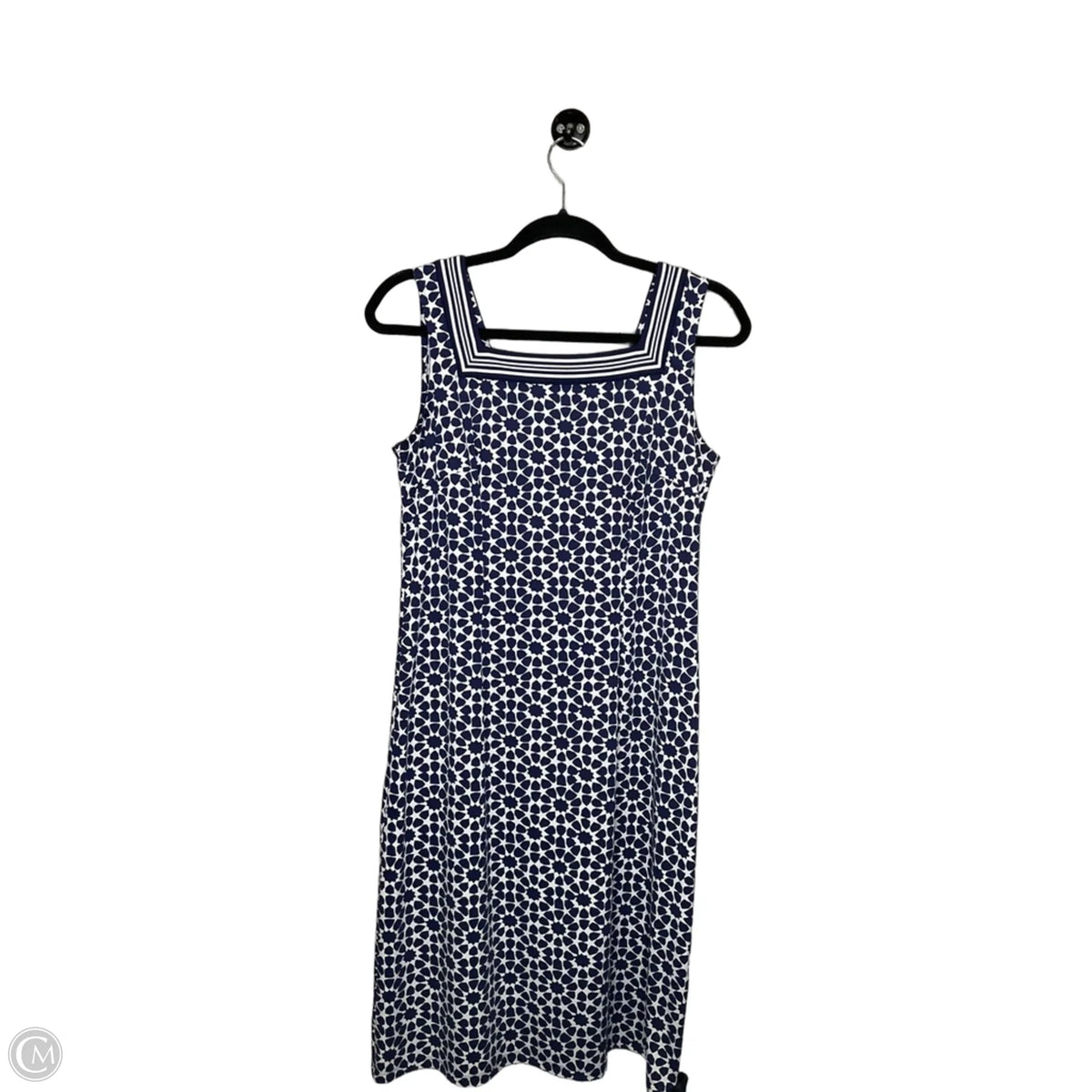 Dress Casual Midi By Talbots In Navy, Size: S