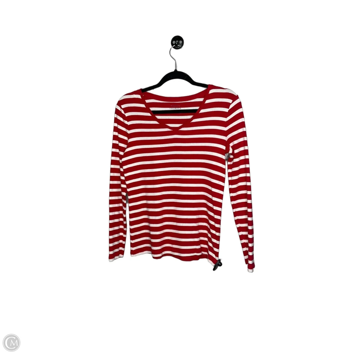Top Long Sleeve Basic By Talbots In Striped Pattern, Size: S