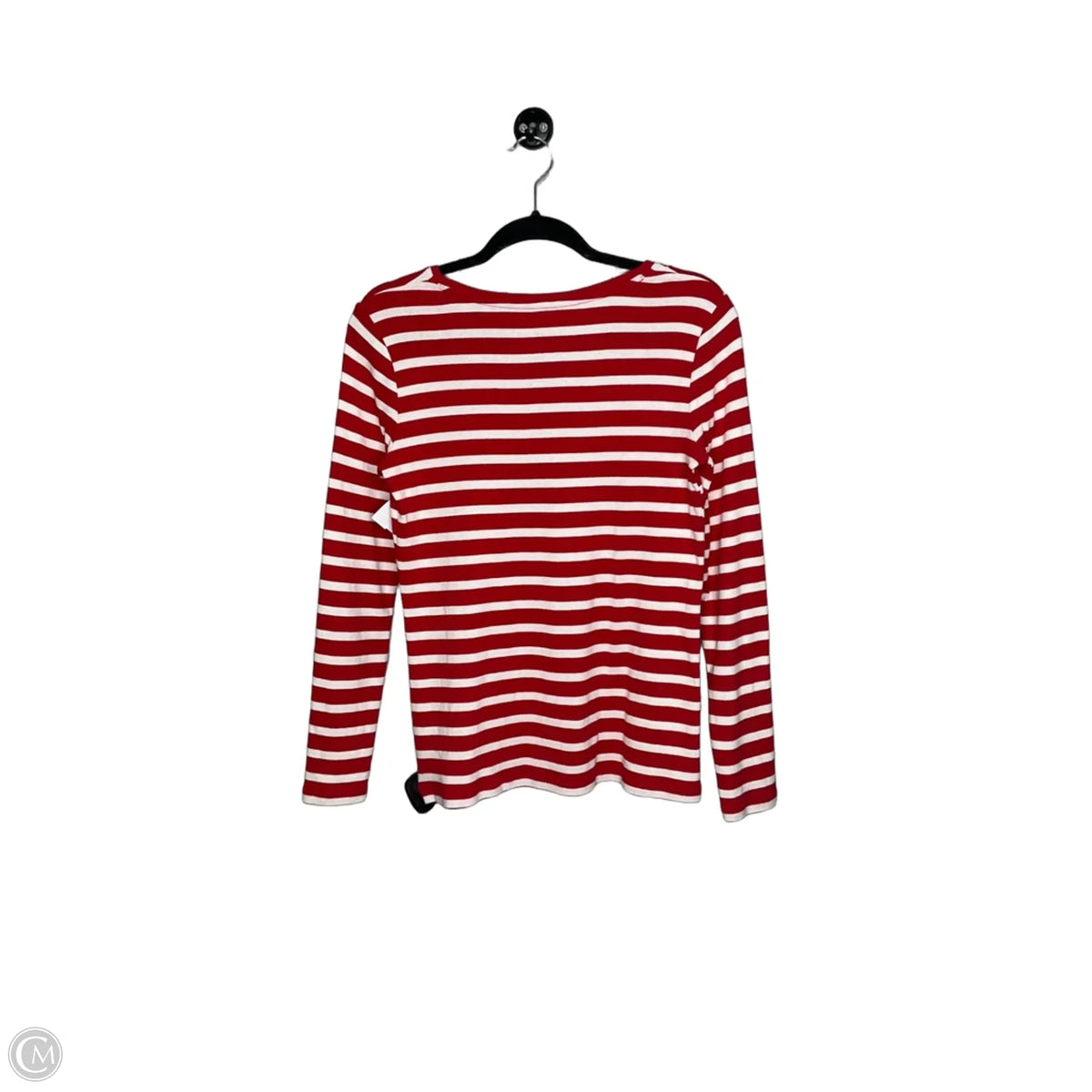 Top Long Sleeve Basic By Talbots In Striped Pattern, Size: S