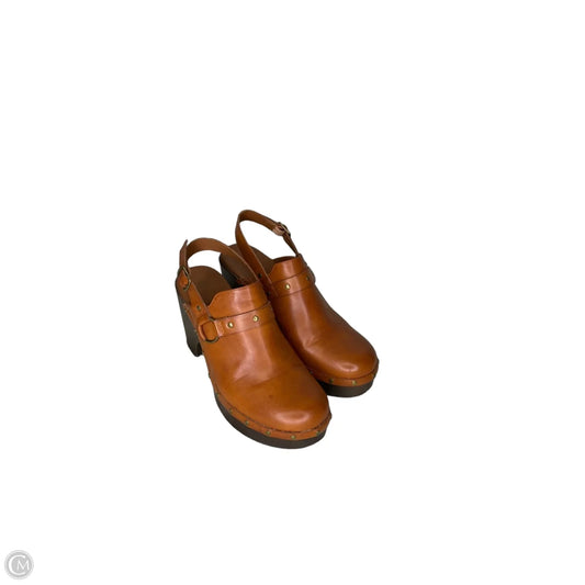 Shoes Designer By Frye In Brown, Size: 9.5