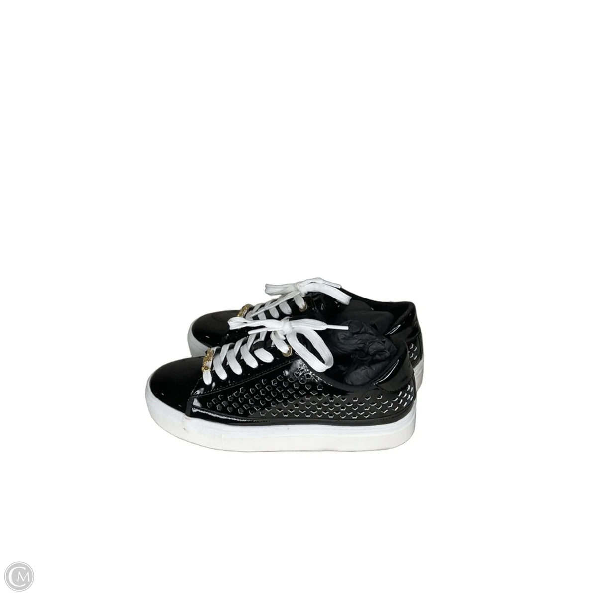 Shoes Designer By Karl Lagerfeld In Black, Size: 9