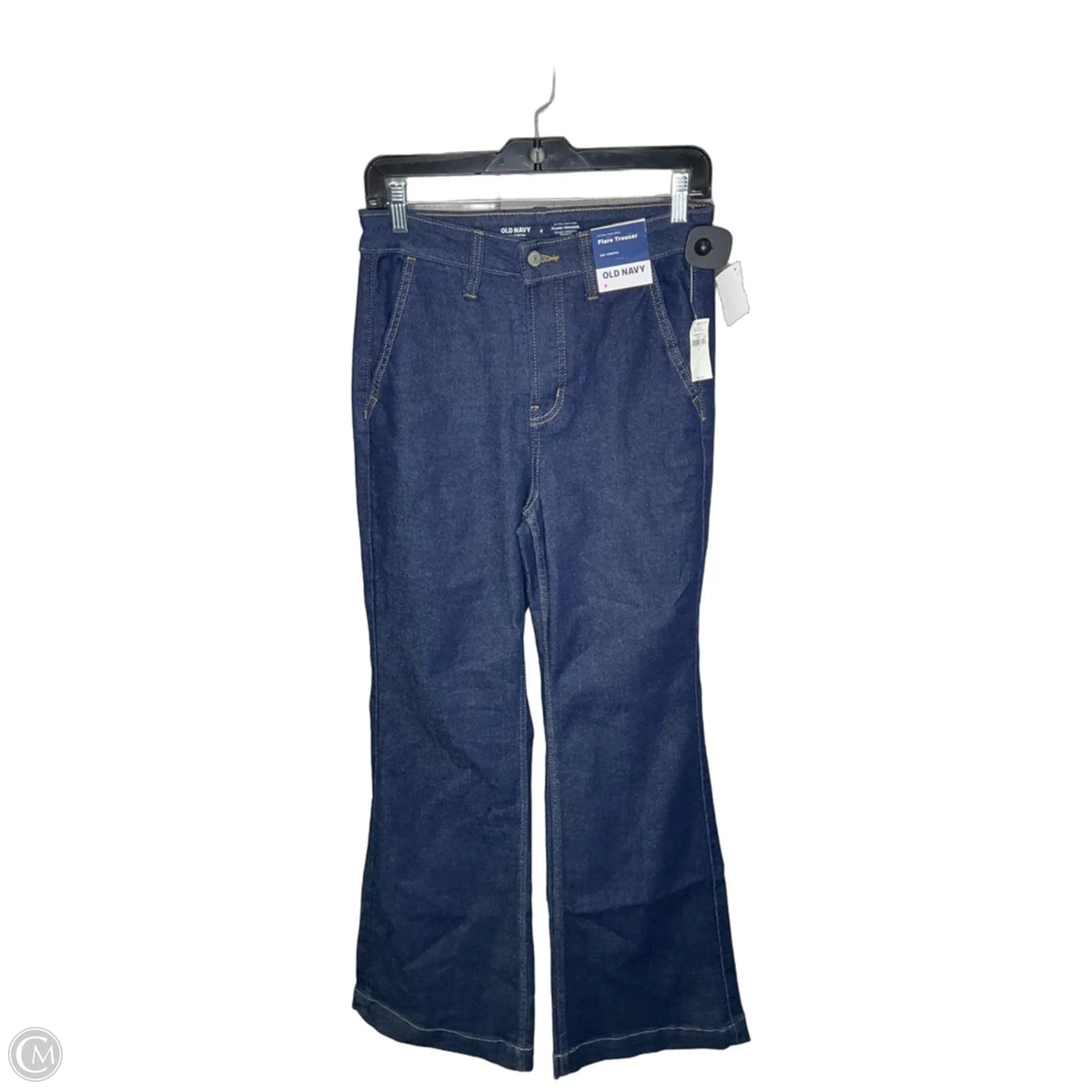 Jeans Flared By Old Navy In Blue Denim, Size: 4