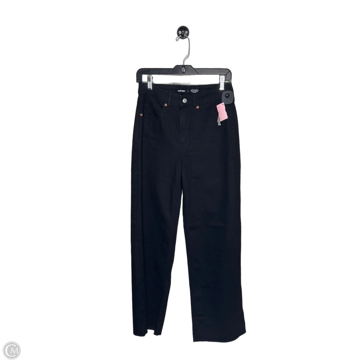 Jeans Wide Leg By Old Navy In Black, Size: 4