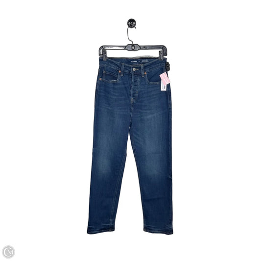 Jeans Straight By Old Navy In Blue Denim, Size: 4