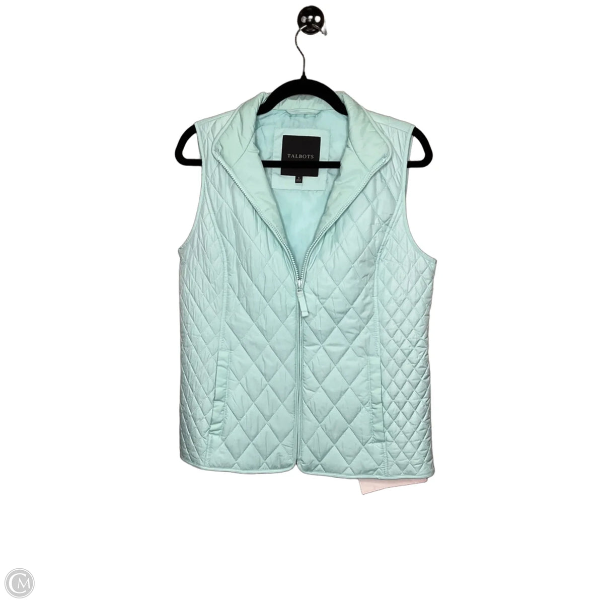 Vest Puffer & Quilted By Talbots In Aqua, Size: S