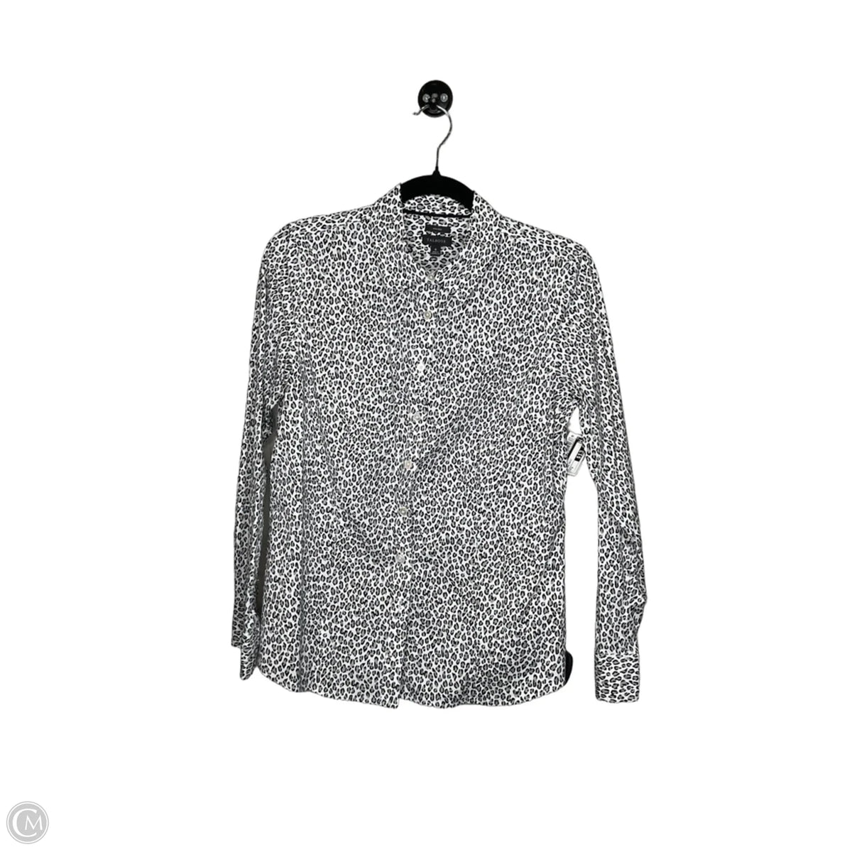 Top Long Sleeve By Talbots In Animal Print, Size: S