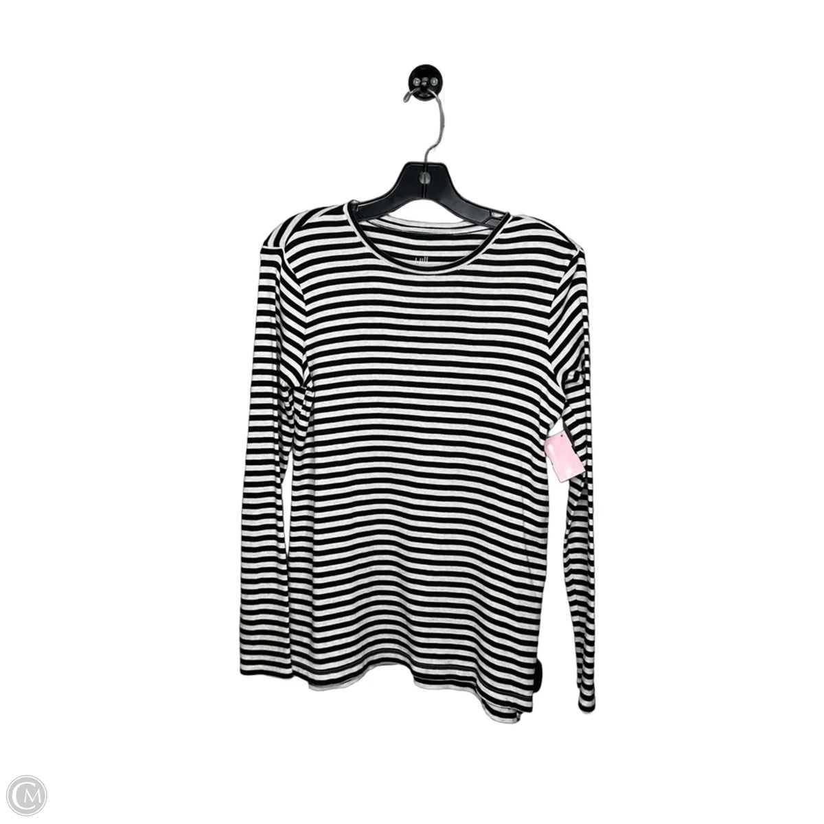 Top 3/4 Sleeve By J. Jill In Black & White, Size: Xs