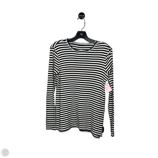 Top 3/4 Sleeve By J. Jill In Black & White, Size: Xs