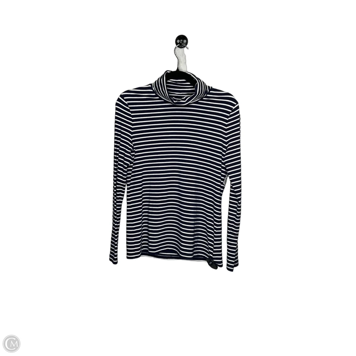 Top Long Sleeve By Talbots In Navy, Size: S