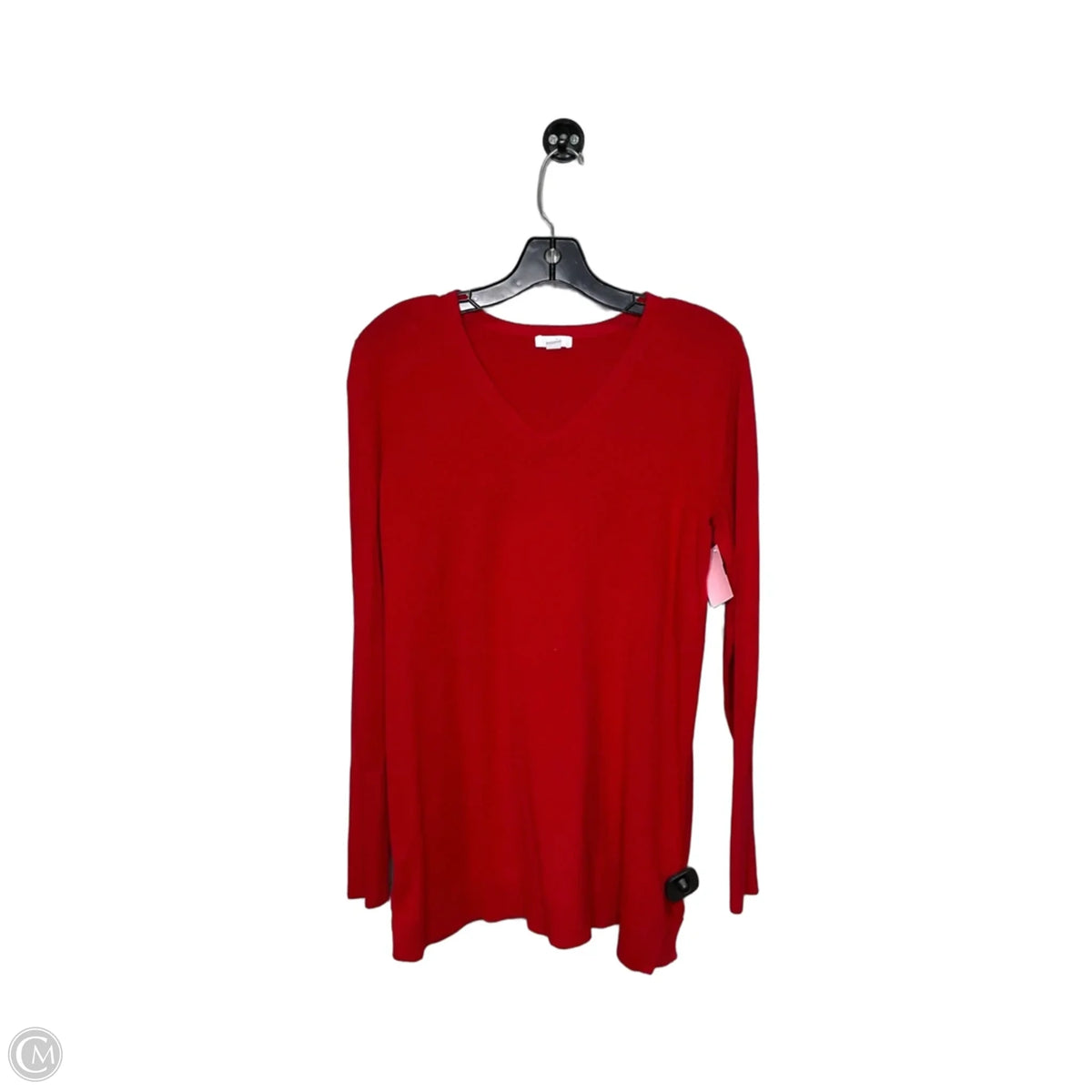 Top Long Sleeve By J. Jill In Red, Size: Xs
