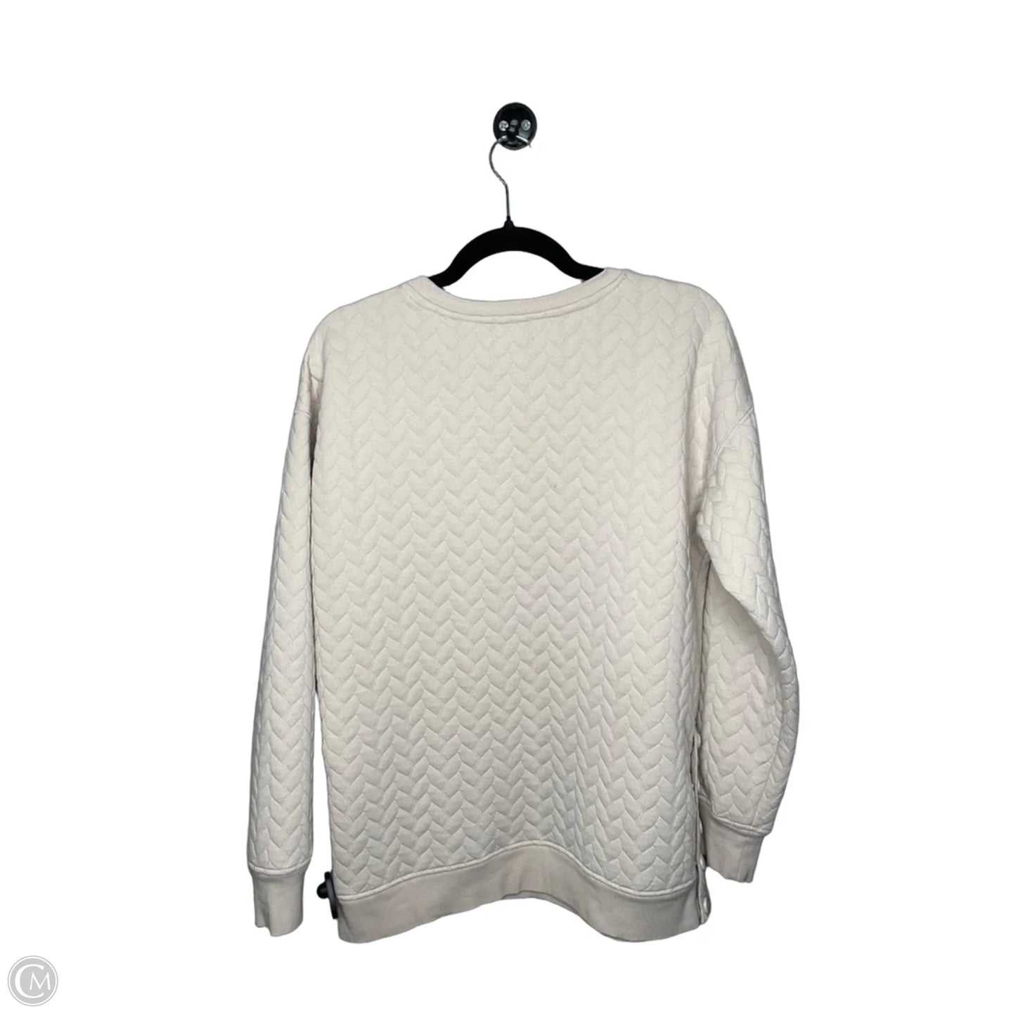 Sweatshirt Crewneck By Maurices In Tan, Size: S