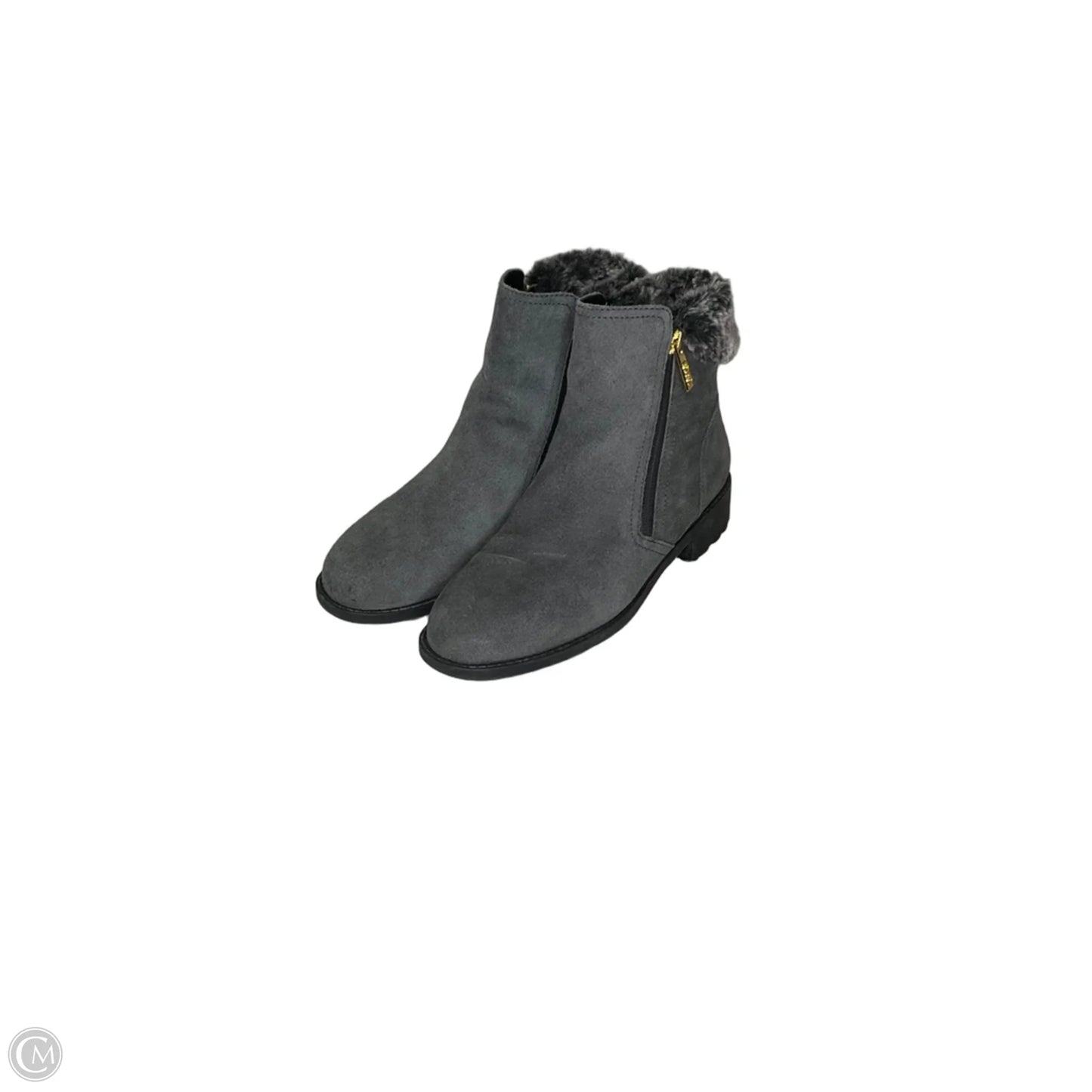 Boots Ankle Flats By Cole-haan In Grey, Size: 7.5