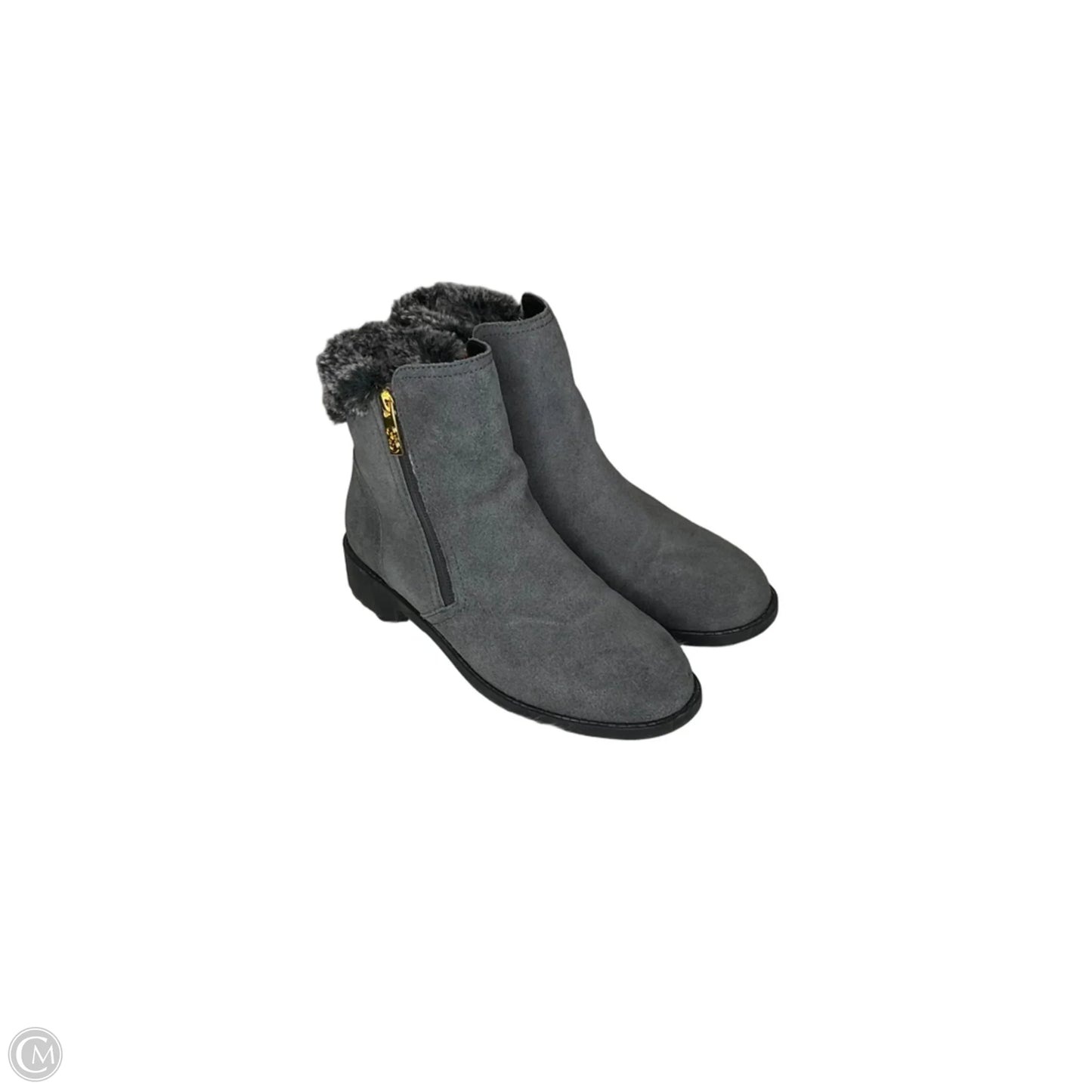 Boots Ankle Flats By Cole-haan In Grey, Size: 7.5