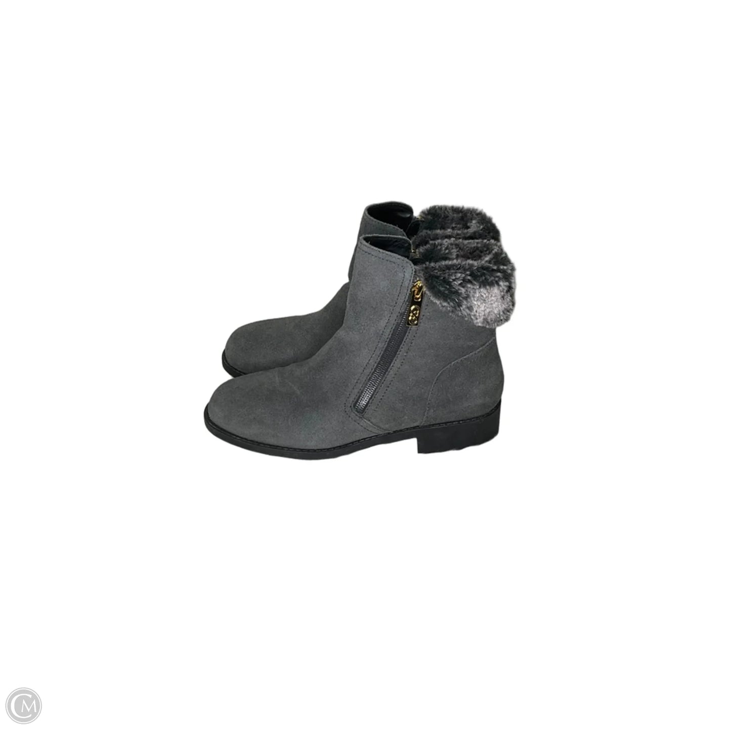 Boots Ankle Flats By Cole-haan In Grey, Size: 7.5