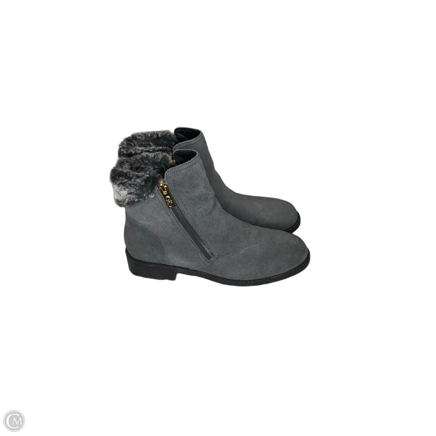 Boots Ankle Flats By Cole-haan In Grey, Size: 7.5