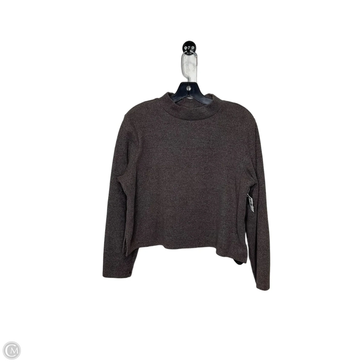 Top Long Sleeve By Old Navy In Brown, Size: L