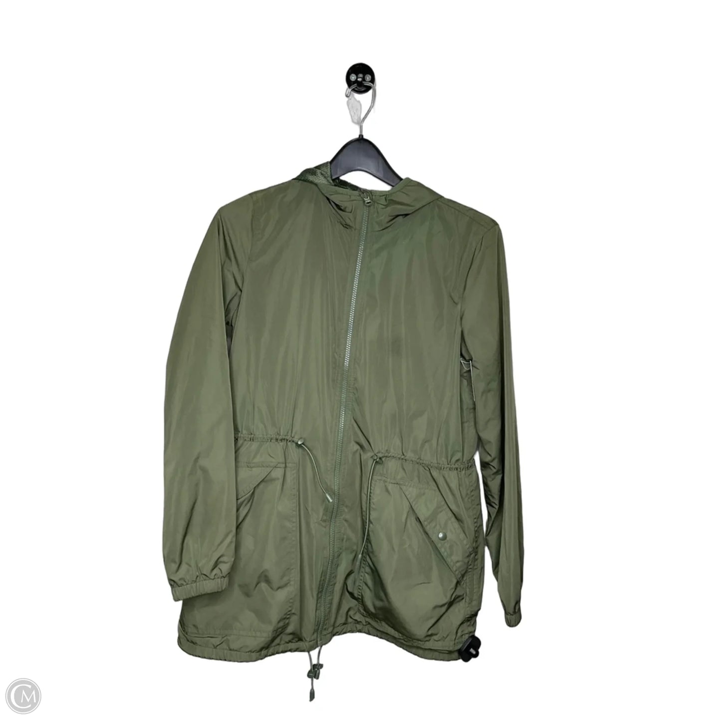 Jacket Windbreaker By Old Navy In Green, Size: Xs
