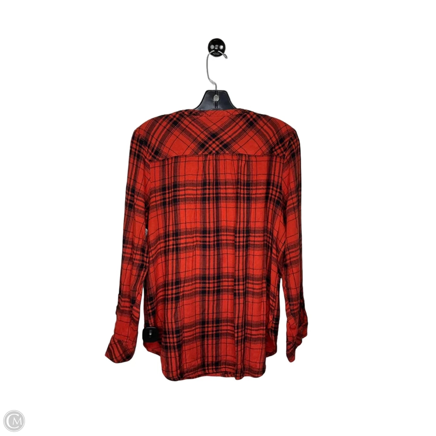 Top Long Sleeve By Universal Thread In Orange, Size: Xxl