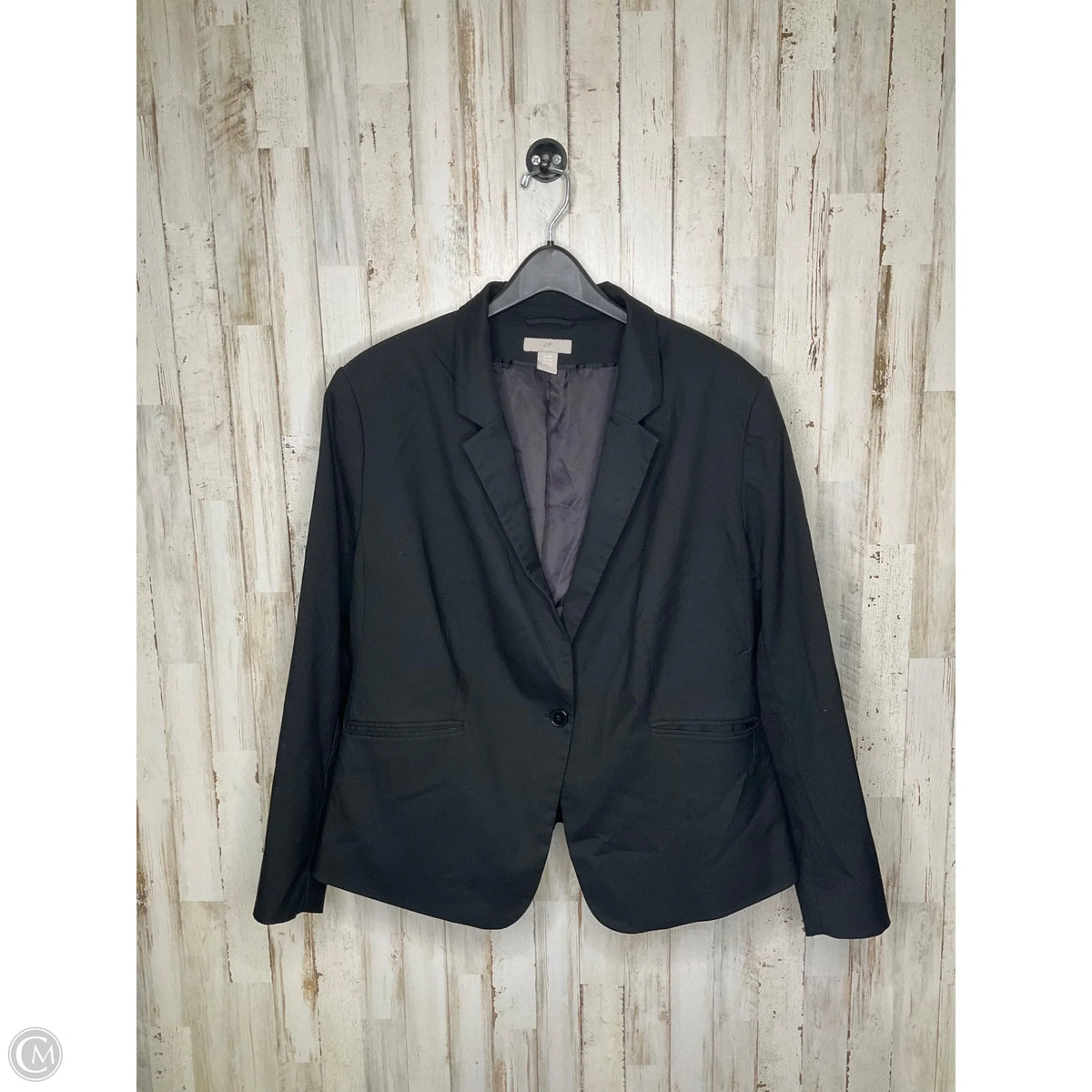 Blazer By H&m In Black, Size: Xxl