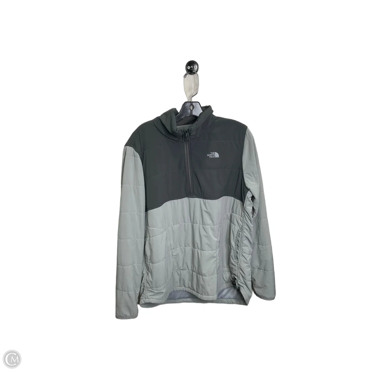 Athletic Sweatshirt Collar By The North Face In Grey, Size: L