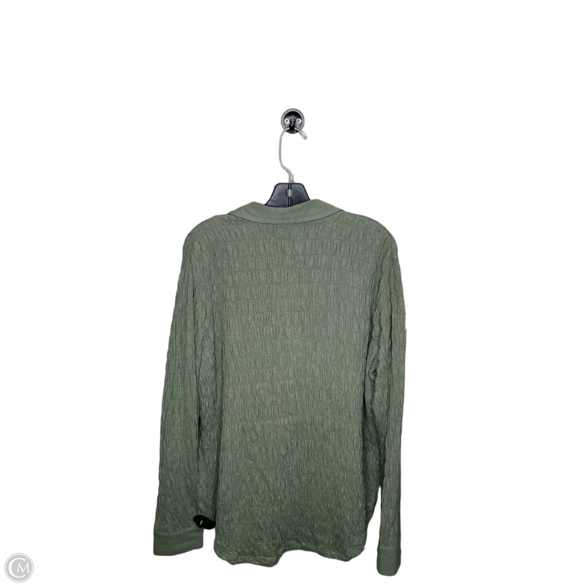 Top Long Sleeve By Wonderly In Green, Size: L