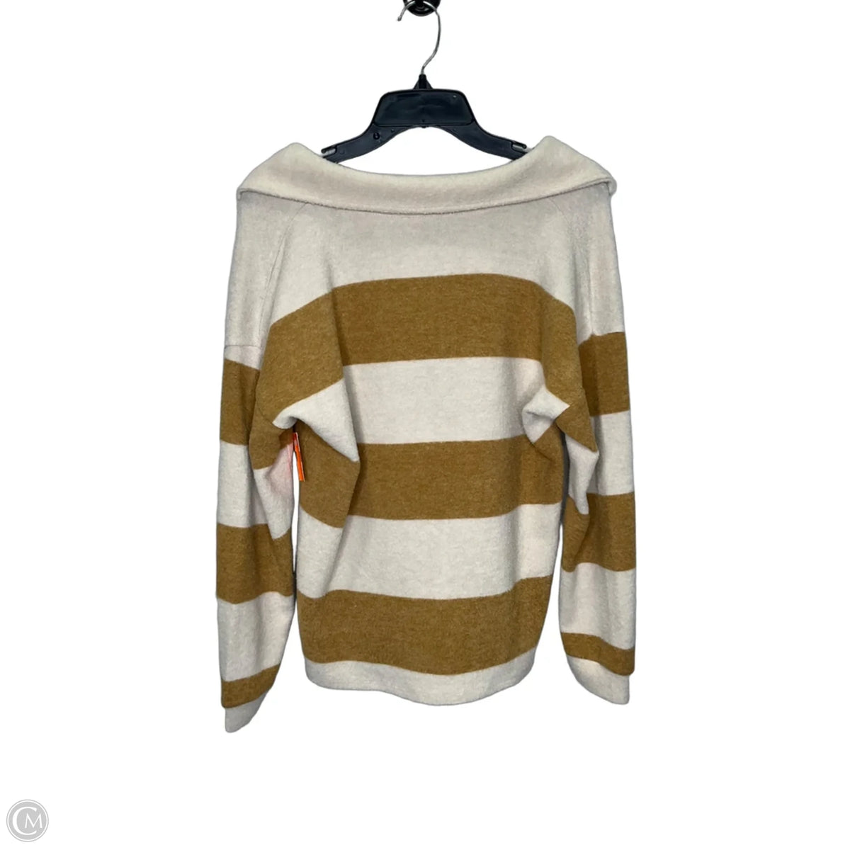 Top 3/4 Sleeve By Zenana In Striped Pattern, Size: M