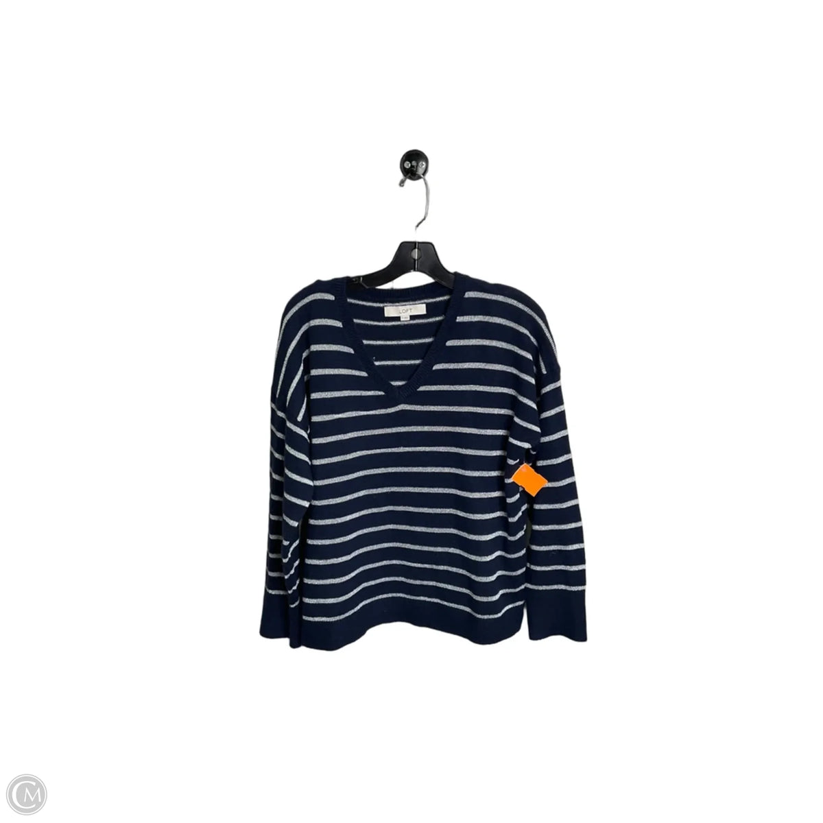 Top Long Sleeve By Loft In Navy, Size: Xs