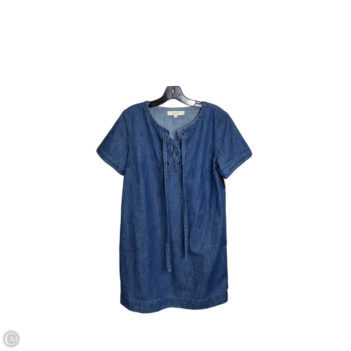 Dress Casual Short By Loft In Blue Denim, Size: S
