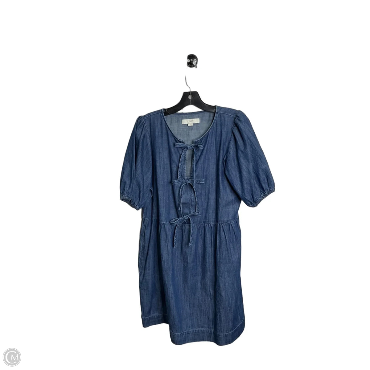 Dress Casual Short By Loft In Blue Denim, Size: S