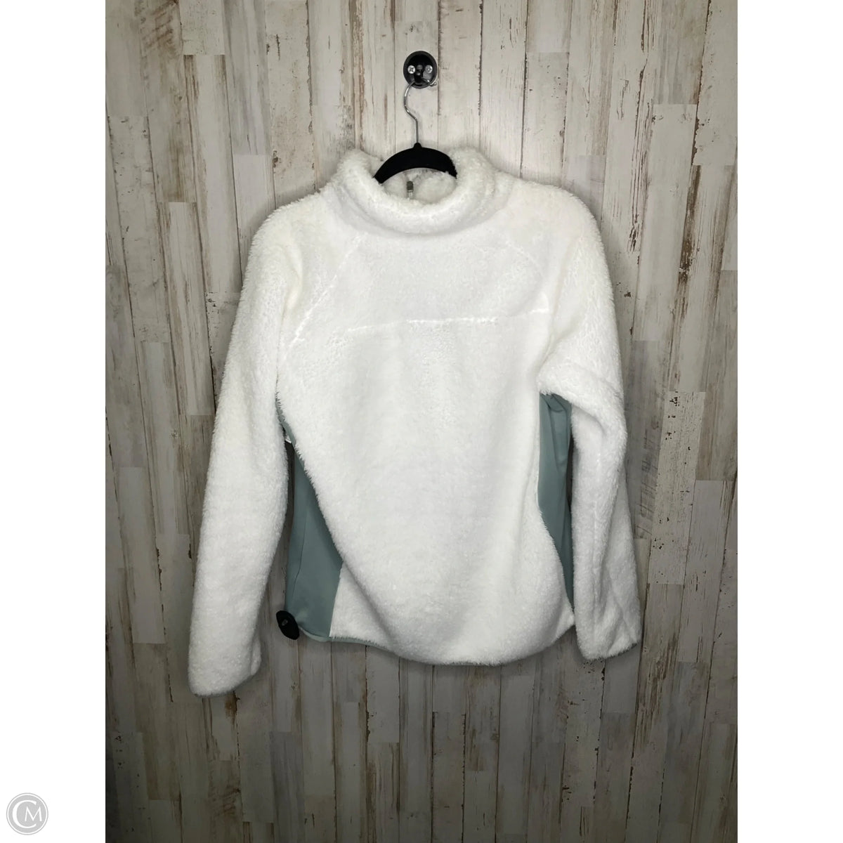 Jacket Faux Fur & Sherpa By Columbia In Green & White, Size: Xl