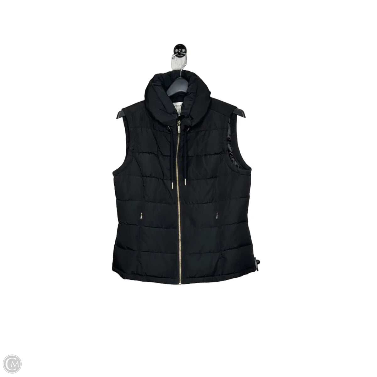 Vest Puffer & Quilted By Calvin Klein In Black, Size: M
