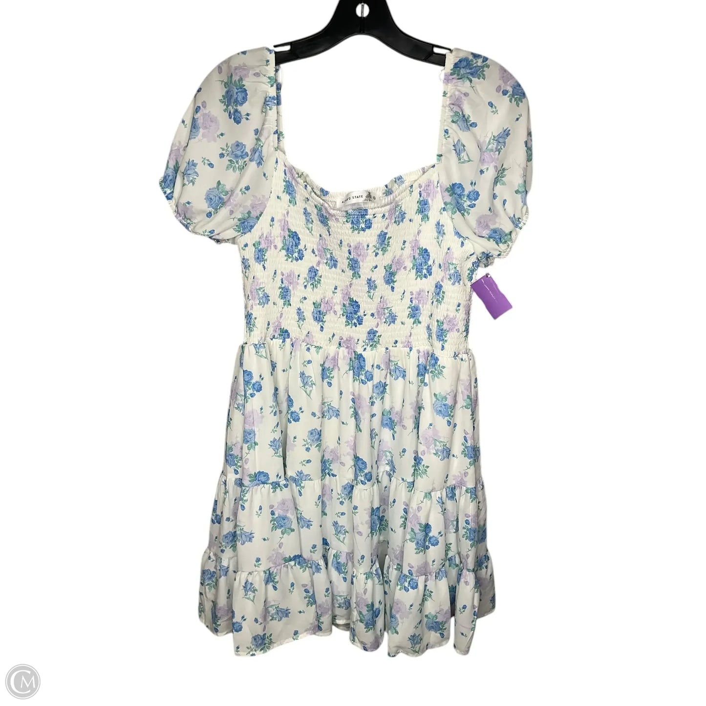 Dress Casual Short By Altard State In Blue & White, Size: Xl