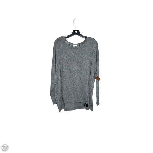 Top Long Sleeve By Wonderly In Grey, Size: M
