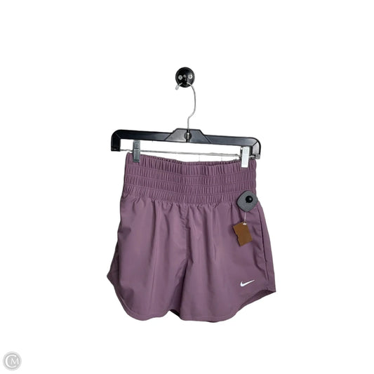 Athletic Shorts By Nike Apparel In Purple, Size: S