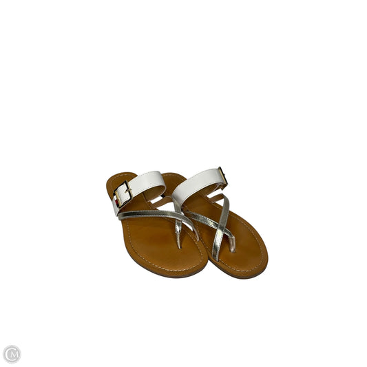 Sandals Flats By Tommy Hilfiger In Tan, Size: 8