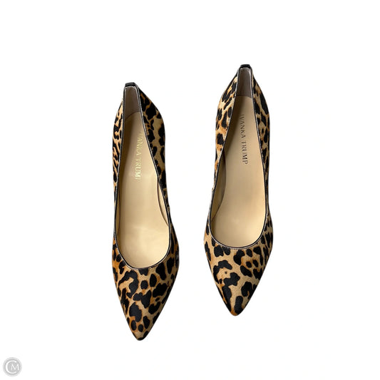 Shoes Heels Kitten By Ivanka Trump In Animal Print, Size: 8