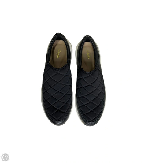 Shoes Flats By Clarks In Black, Size: 8.5