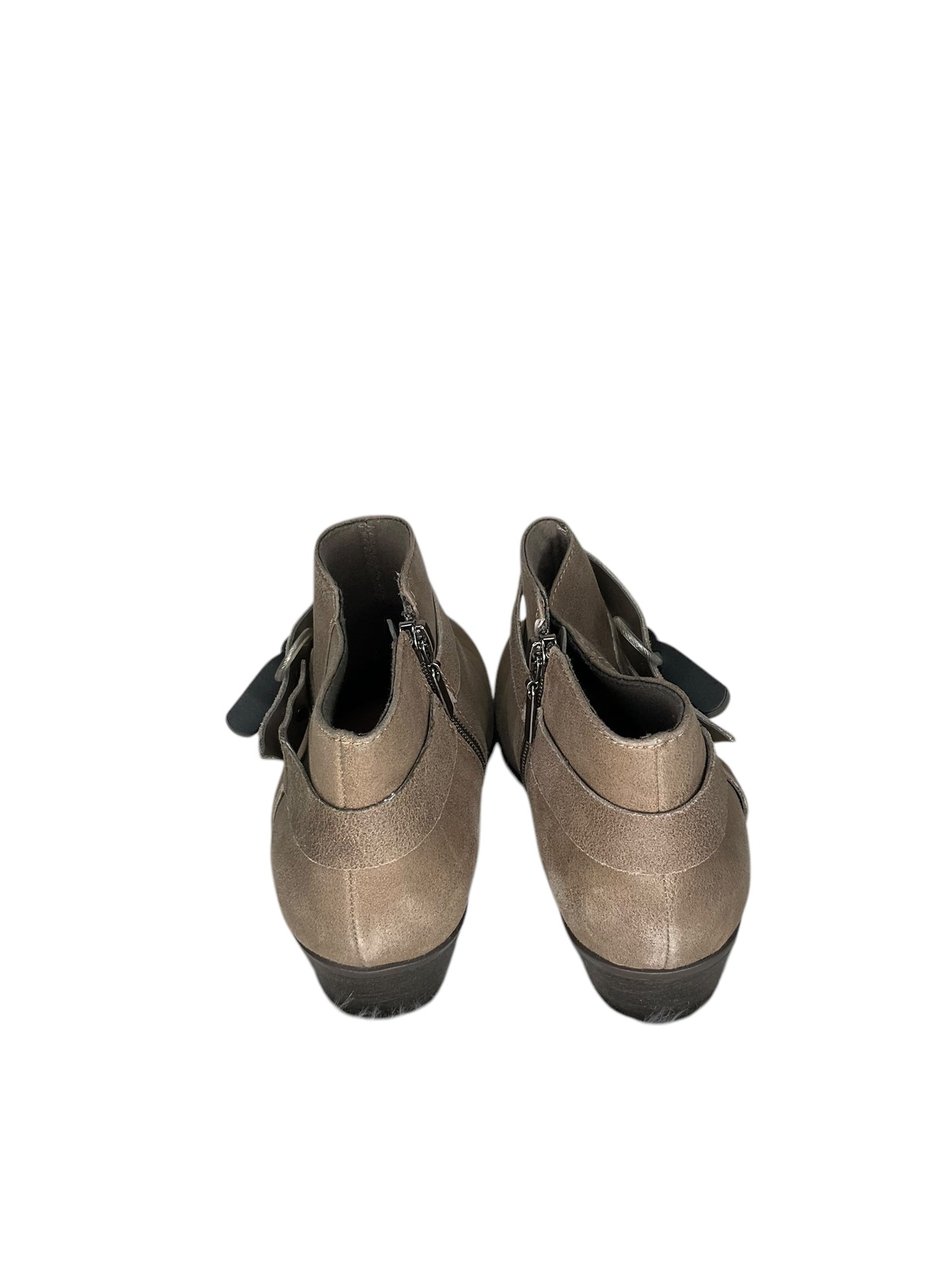 Boots Ankle Heels By Clarks In Beige, Size: 7.5